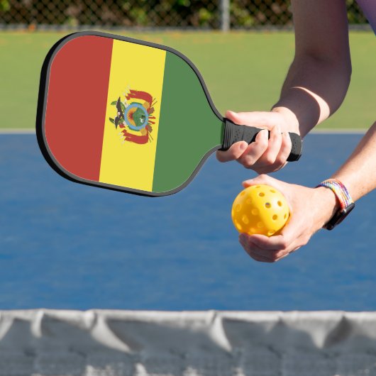 Vlag van Bolivia Pickleball Paddle (Insitu)