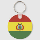 Vlag van Bolivia Sleutelhanger (Achterkant)