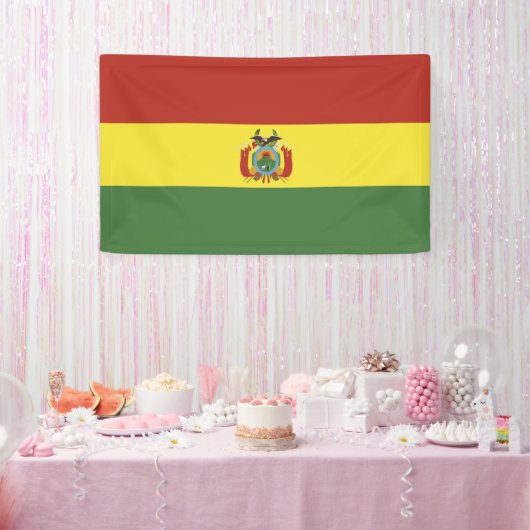 Vlag van Bolivia Spandoek (Feest)