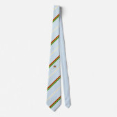 vlag van bolivia strepen stropdas (Voorkant)