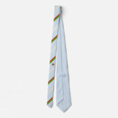 vlag van bolivia strepen stropdas (Achterkant)