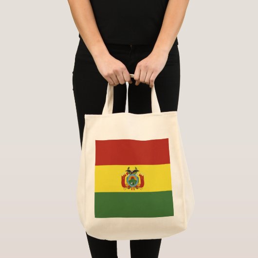 Vlag van Bolivia Tote Bag (Voorkant (product))