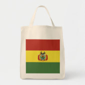 Vlag van Bolivia Tote Bag (Voorkant)
