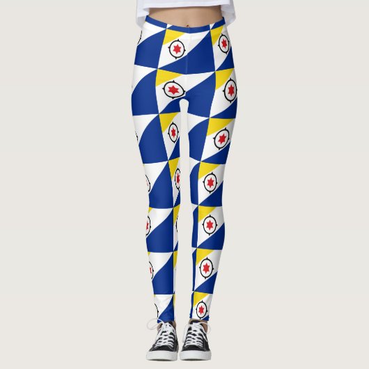 Vlag van Bonaire Leggings (Voorkant)
