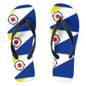 Vlag van Bonaire Teenslippers (Voetbed)