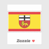 Vlag van Bonn, Duitsland Sticker (Vel)
