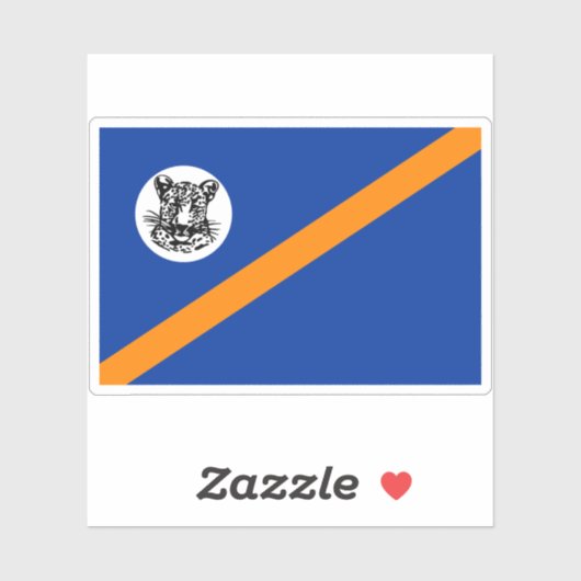 Vlag van Bophuthatswana (1972-1994), Afrika Sticker (Vel)