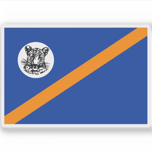 Vlag van Bophuthatswana (1972-1994), Afrika Sticker (Voorkant)