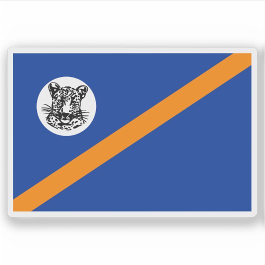 Vlag van Bophuthatswana, Republiek van Zuid-Afrika Sticker (Voorkant)