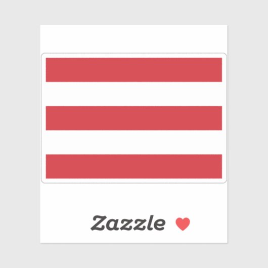 Vlag van Bora Bora Sticker (Vel)