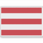 Vlag van Bora Bora Sticker (Voorkant)