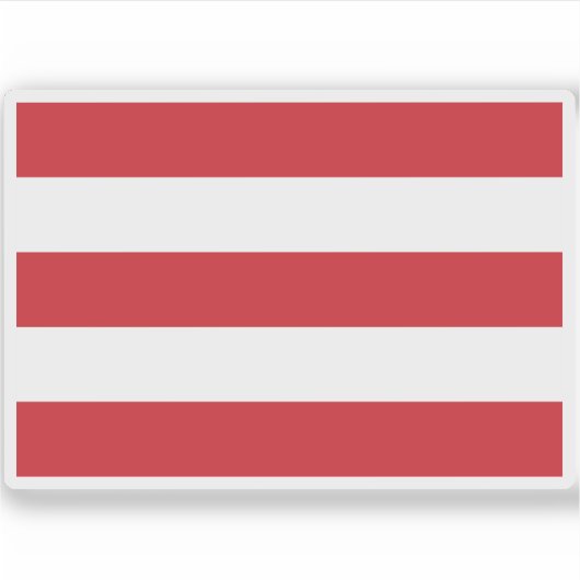 Vlag van Bora Bora Sticker (Voorkant)