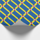 Vlag van borduurwerkpapier cadeaupapier (Hoek)