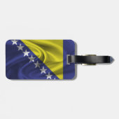 Vlag van Bosnië Bagagelabel (Achterkant horizontaal)