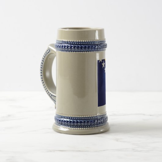 Vlag van Bosnië Bierpul (Voorkant links)