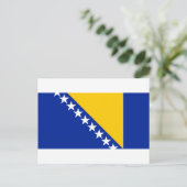 Vlag van Bosnië en Herzegovina Briefkaart (Staand voorkant)