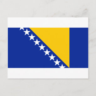 Vlag van Bosnië en Herzegovina Briefkaart