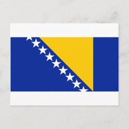 Vlag van Bosnië en Herzegovina Briefkaart