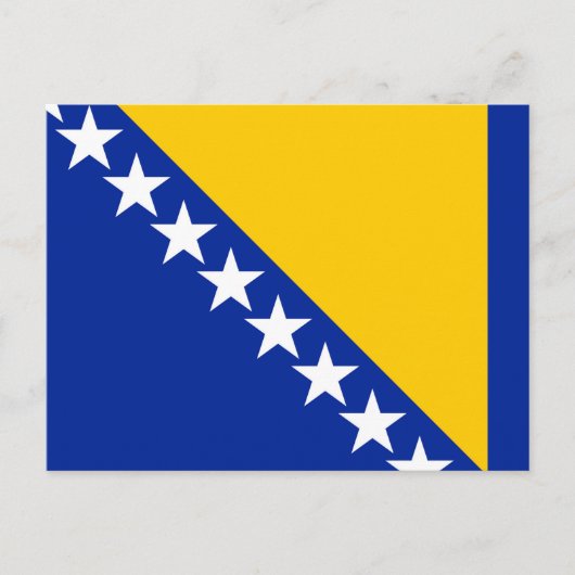 Vlag van Bosnië en Herzegovina Briefkaart (Voorkant)