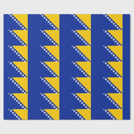 Vlag van Bosnië en Herzegovina Cadeaupapier (Vlak)