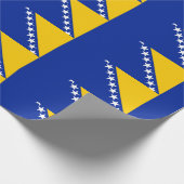 Vlag van Bosnië en Herzegovina Cadeaupapier (Hoek)