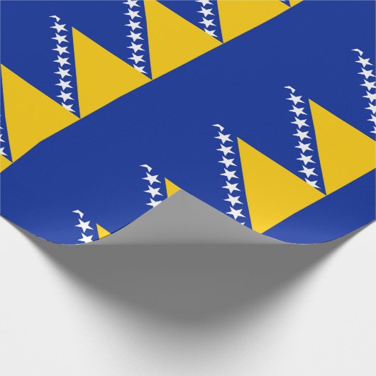 Vlag van Bosnië en Herzegovina Cadeaupapier (Hoek)