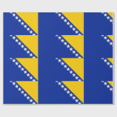 Vlag van Bosnië en Herzegovina Cadeaupapier (Vlak)