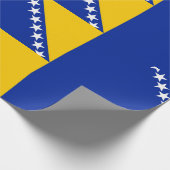 Vlag van Bosnië en Herzegovina Cadeaupapier (Hoek)