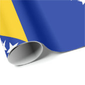 Vlag van Bosnië en Herzegovina Cadeaupapier (Rol Hoek)