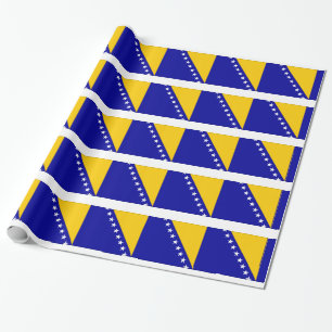 Vlag van Bosnië en Herzegovina Cadeaupapier
