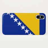 Vlag van Bosnië en Herzegovina Case-Mate iPhone Case (Achterkant (horizontaal))