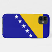Vlag van Bosnië en Herzegovina Case-Mate iPhone Case (Achterkant (horizontaal))