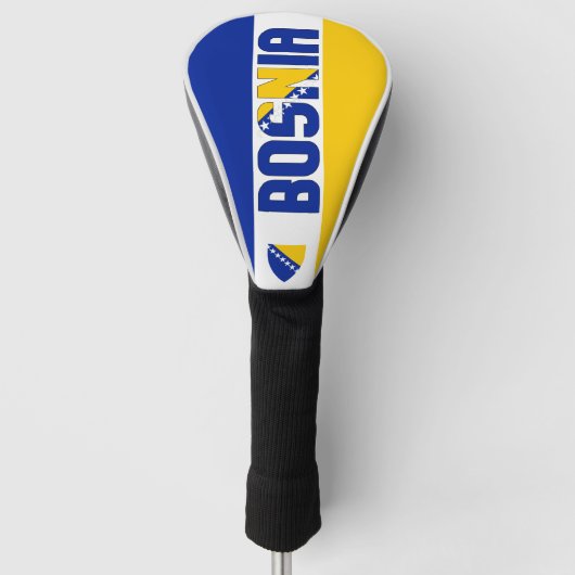 Vlag van Bosnië en Herzegovina: een prachtig patri Golfheadcover (Voorkant)