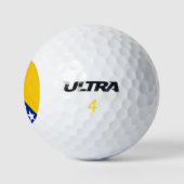 Vlag van Bosnië en Herzegovina Golfballen (Logo)