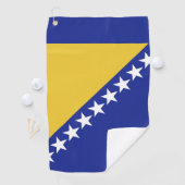 vlag van Bosnië en Herzegovina Golfhanddoek (Insitu)