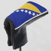 vlag van Bosnië en Herzegovina Golfheadcover (3/4 voorkant)