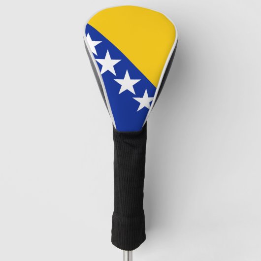Vlag van Bosnië en Herzegovina Golfheadcover (Voorkant)