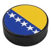 Vlag van Bosnië en Herzegovina Hockey Puck (3/4)