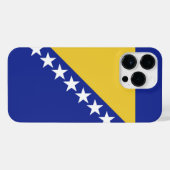 vlag van Bosnië en Herzegovina iPhone Hoesje (Achterkant horizontaal)