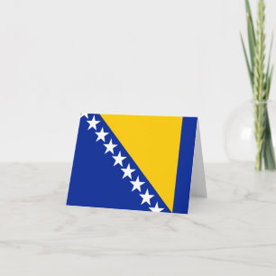 Vlag van Bosnië en Herzegovina Kaart