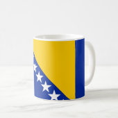 Vlag van Bosnië en Herzegovina Koffiemok (Voorkant rechts)