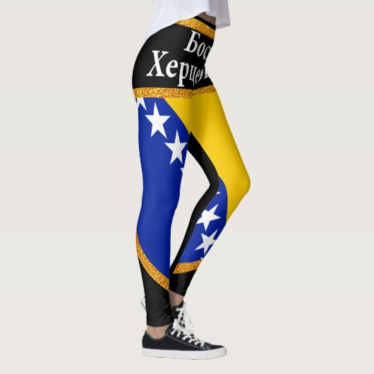 Vlag van Bosnië en Herzegovina Leggings (Rechts)