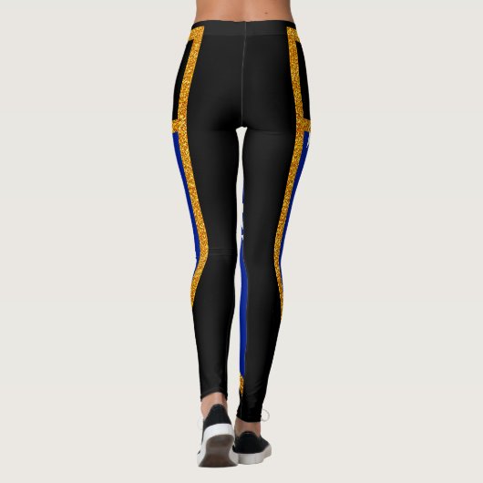 Vlag van Bosnië en Herzegovina Leggings (Achterkant)