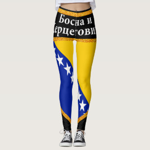 Vlag van Bosnië en Herzegovina Leggings