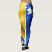 Vlag van Bosnië en Herzegovina Leggings (Achterkant)