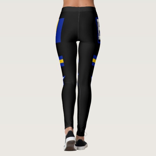 Vlag van Bosnië en Herzegovina Leggings (Achterkant)