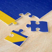 Vlag van Bosnië en Herzegovina Legpuzzel (Zijkant)