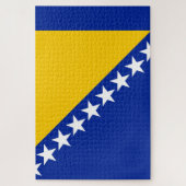 Vlag van Bosnië en Herzegovina Legpuzzel (Verticaal)