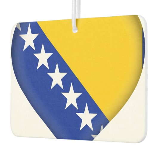 Vlag van Bosnië en Herzegovina Luchtverfrisser (Links)