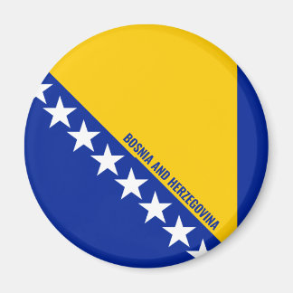 Vlag van Bosnië en Herzegovina Magneet